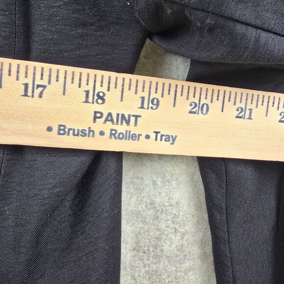 Lauren Conrad Womens Black Bell Sleeve Blazer Size 16 Rayon Blend - Picture 8 of 8